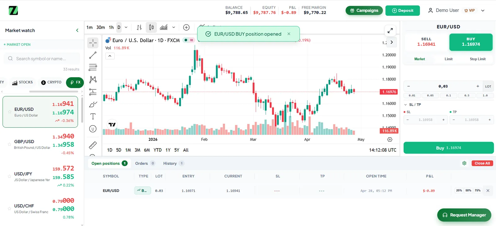 Brokz WebTrader
