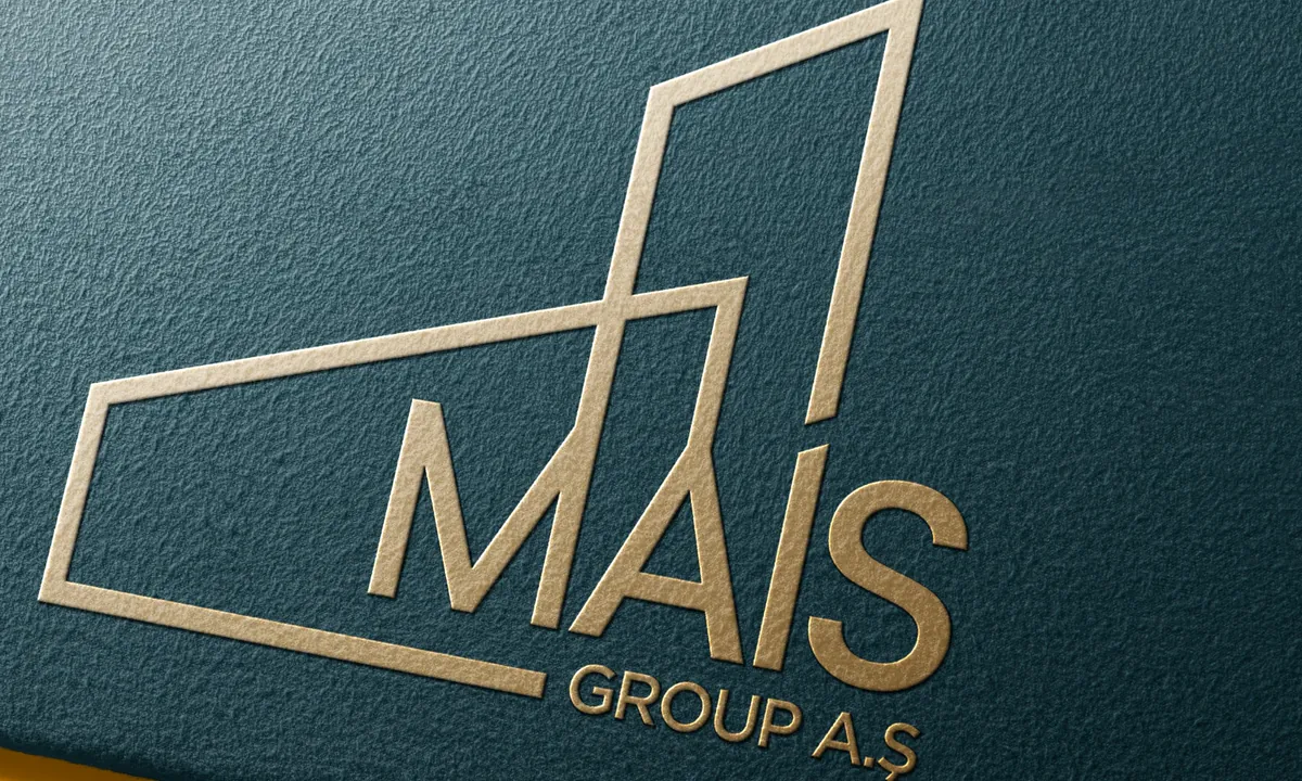 MAİS Grup logosunun kabartma altın baskı uygulaması